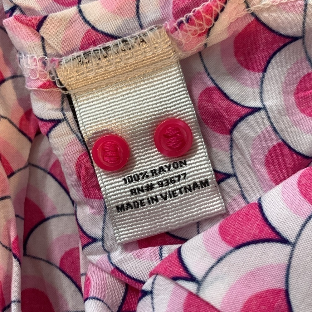 Stylus Pink Blouse Retro Size XL EUC - Picture 3 of 5